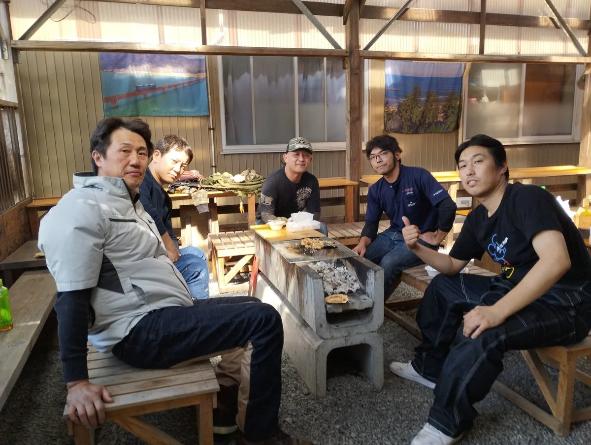 お客様の声 2023：大阪からツーリングを兼ねbbq程よい距離感かな、又来るからと機嫌よく！
お天気も良く最高・・・・