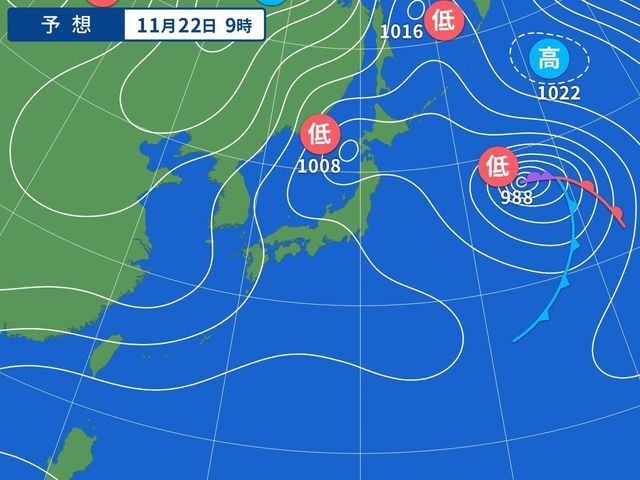 ワンショット 2024：次の週末は寒気が入り寒くなる予報！！　　　　　　　NHK天気良予報