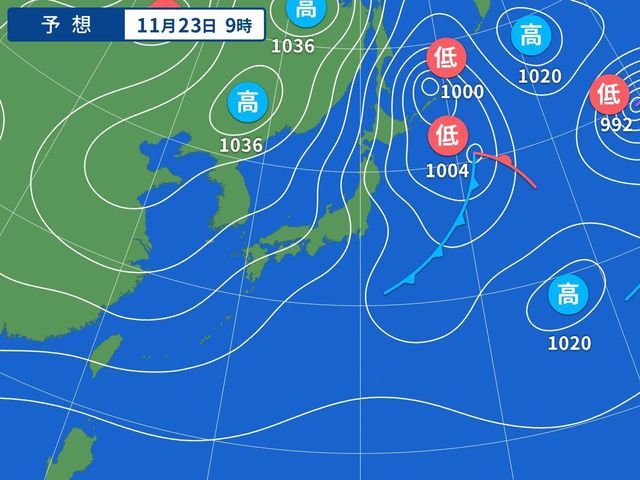 ワンショット 2024：次の週末は寒気が入り寒くなる予報！！　　　　　　　NHK天気良予報
